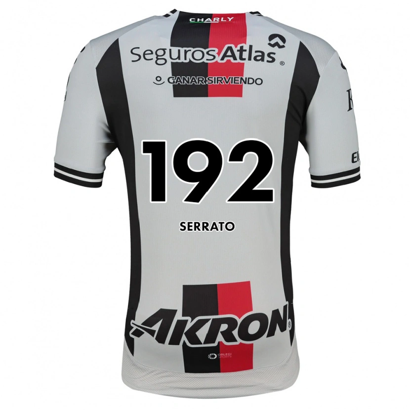 Danxen Barn Jesús Serrato #192 Hvit Rød Svart Bortetrøye Drakt Trøye 2026/27 Skjorter T-Skjorte
