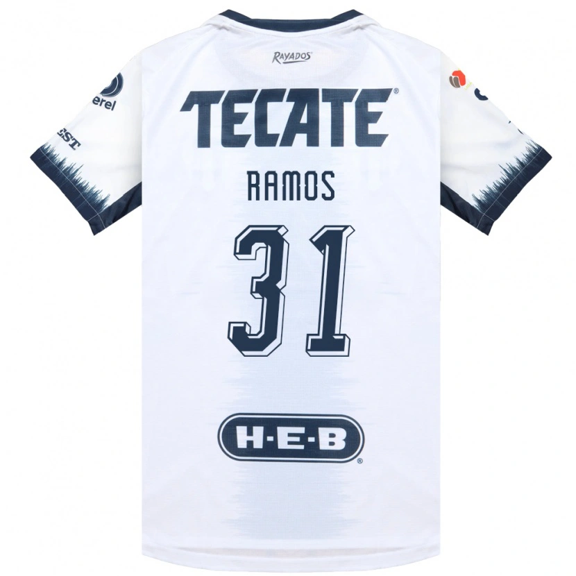 Danxen Barn César Ramos #31 Hvit Blekksvart Rød Bortetrøye Drakt Trøye 2026/27 Skjorter T-Skjorte