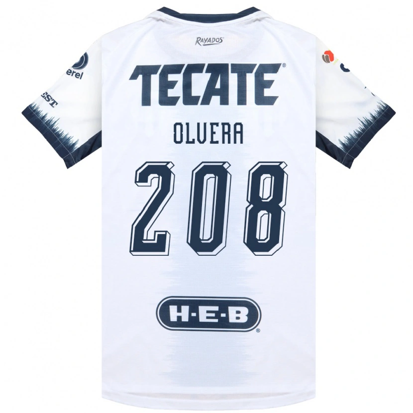 Danxen Barn Marcelo Olvera #208 Hvit Blekksvart Rød Bortetrøye Drakt Trøye 2026/27 Skjorter T-Skjorte