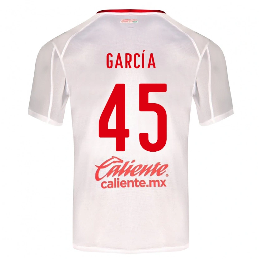 Danxen Barn Eduardo García #45 Hvit Grønn Rød Bortetrøye Drakt Trøye 2026/27 Skjorter T-Skjorte