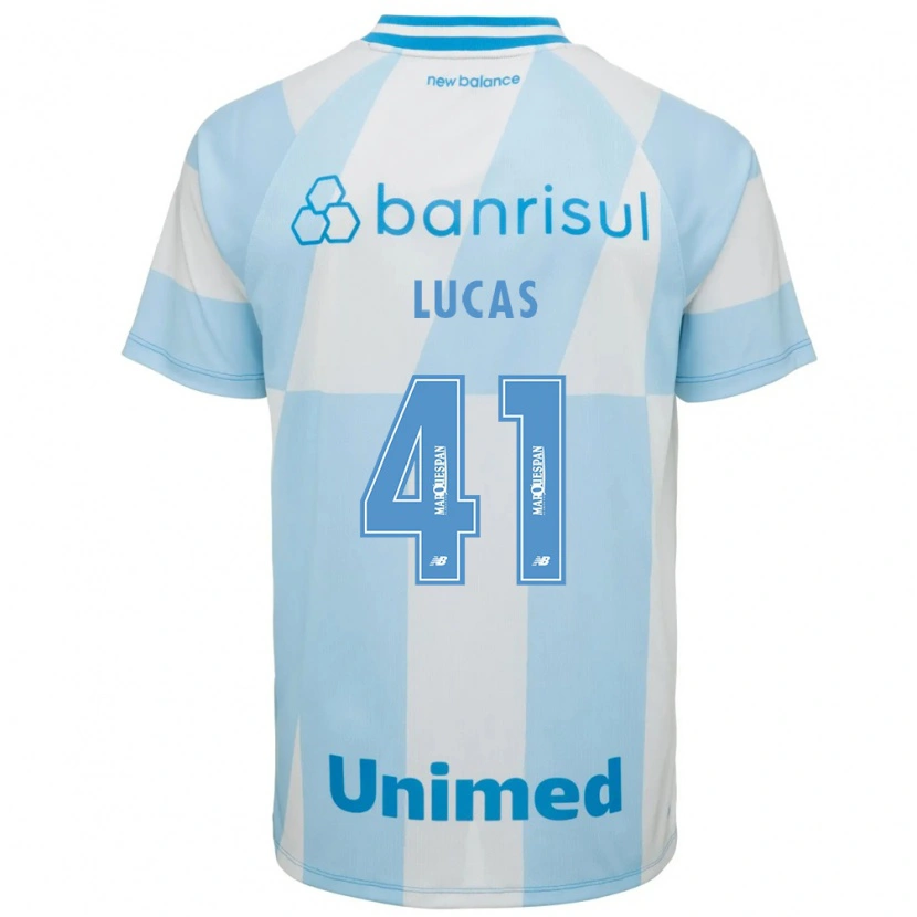 Danxen Barn Pedro Lucas #41 Lyseblå Hvit Bortetrøye Drakt Trøye 2026/27 Skjorter T-Skjorte