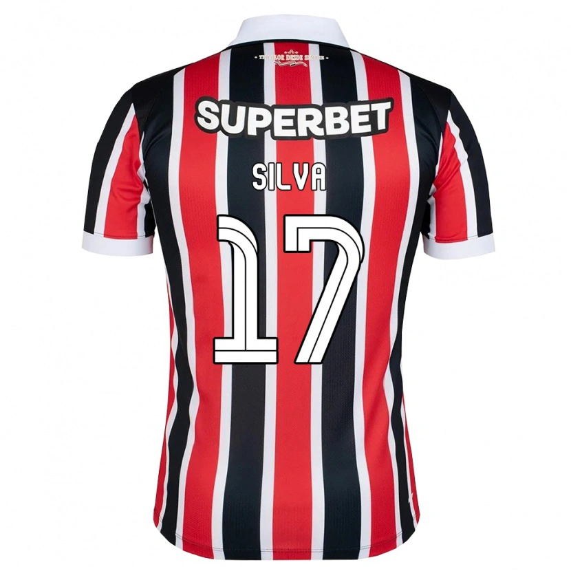 Danxen Barn André Silva #17 Rød Hvit Svart Bortetrøye Drakt Trøye 2026/27 Skjorter T-Skjorte