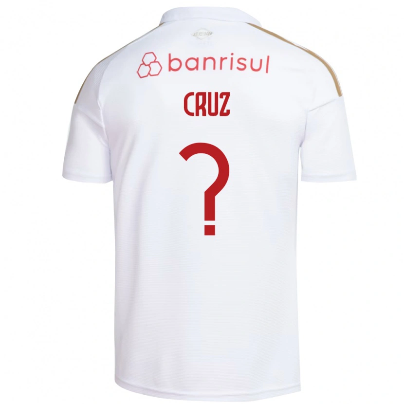 Danxen Barn Pedro Cruz #0 Hvit Rød Bortetrøye Drakt Trøye 2026/27 Skjorter T-Skjorte