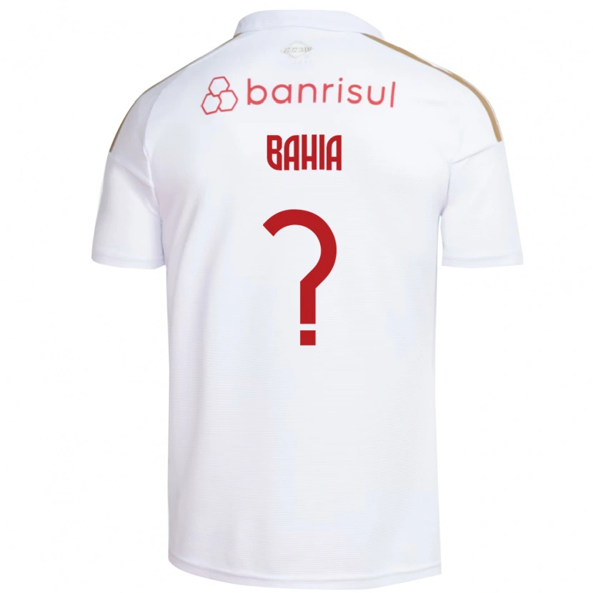 Danxen Barn Guilherme Bahia #0 Hvit Rød Bortetrøye Drakt Trøye 2026/27 Skjorter T-Skjorte