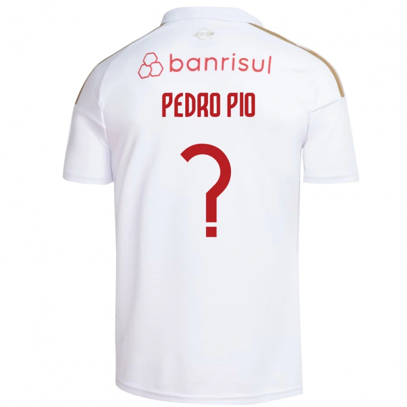 Danxen Barn Pedro Pio #0 Hvit Rød Bortetrøye Drakt Trøye 2026/27 Skjorter T-Skjorte