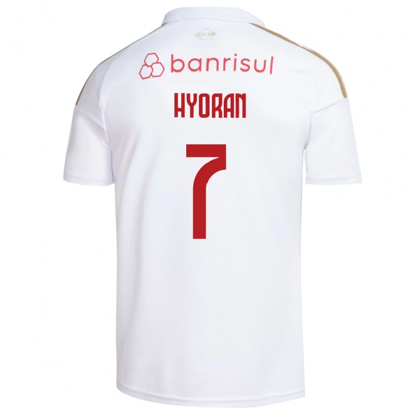 Danxen Barn Hyoran #7 Hvit Rød Bortetrøye Drakt Trøye 2026/27 Skjorter T-Skjorte