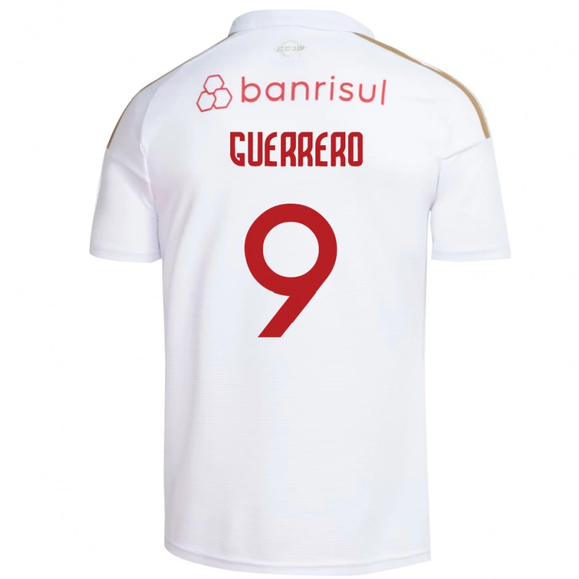 Danxen Barn Paolo Guerrero #9 Hvit Rød Bortetrøye Drakt Trøye 2026/27 Skjorter T-Skjorte