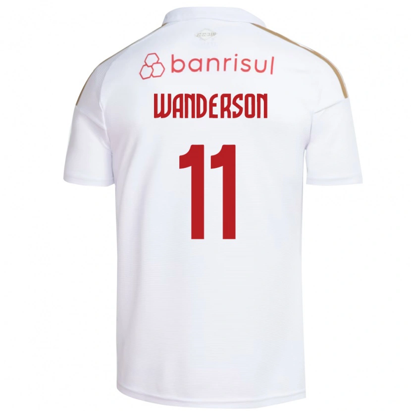 Danxen Barn Wanderson #11 Hvit Rød Bortetrøye Drakt Trøye 2026/27 Skjorter T-Skjorte