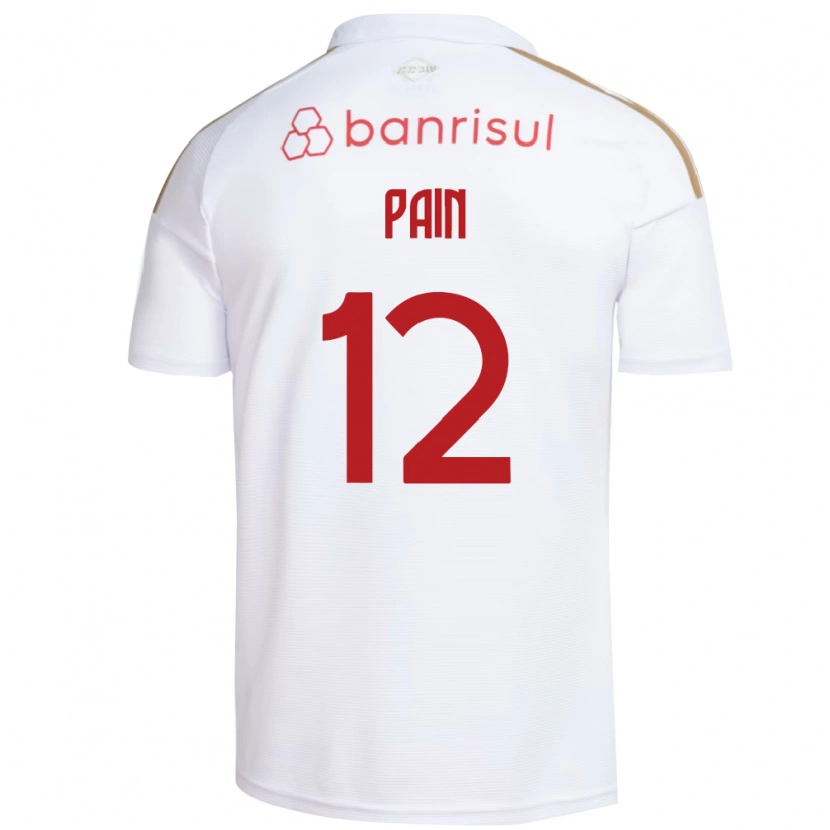 Danxen Barn Luan Pain #12 Hvit Rød Bortetrøye Drakt Trøye 2026/27 Skjorter T-Skjorte