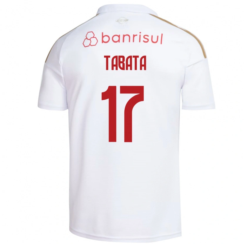 Danxen Barn Bruno Tabata #17 Hvit Rød Bortetrøye Drakt Trøye 2026/27 Skjorter T-Skjorte