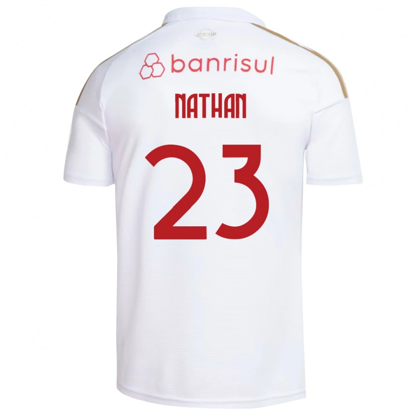 Danxen Barn Nathan #23 Hvit Rød Bortetrøye Drakt Trøye 2026/27 Skjorter T-Skjorte