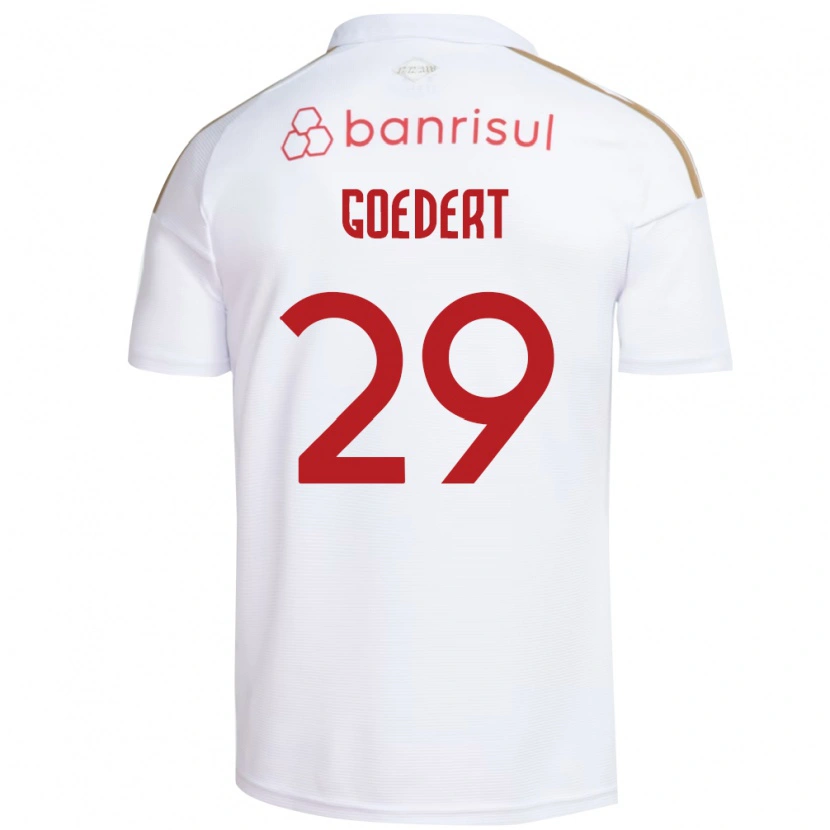 Danxen Barn Alice Goedert #29 Hvit Rød Bortetrøye Drakt Trøye 2026/27 Skjorter T-Skjorte
