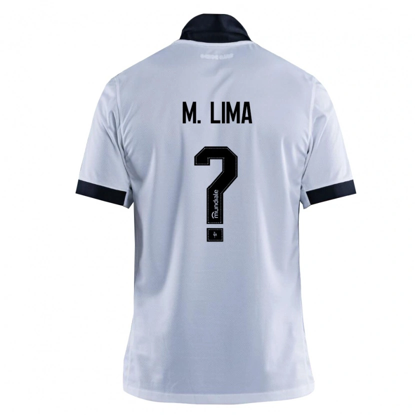 Danxen Barn Matheus Lima #0 Svart Hvit Bortetrøye Drakt Trøye 2026/27 Skjorter T-Skjorte