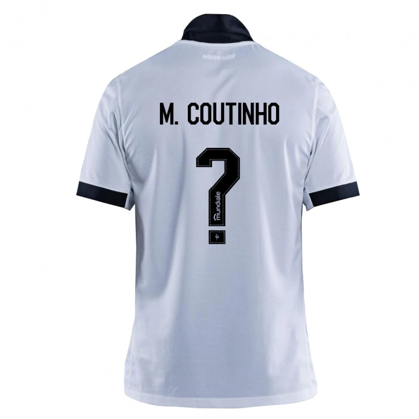 Danxen Barn Murilo Coutinho #0 Svart Hvit Bortetrøye Drakt Trøye 2026/27 Skjorter T-Skjorte