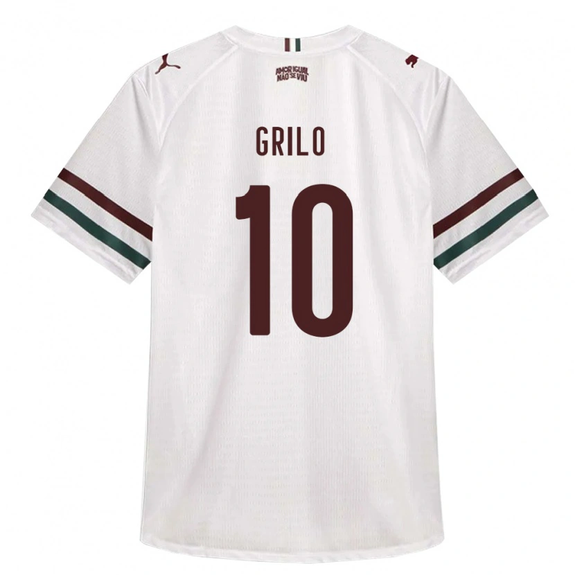 Danxen Barn João Grilo #10 Hvit Grønn Burgund Bortetrøye Drakt Trøye 2026/27 Skjorter T-Skjorte