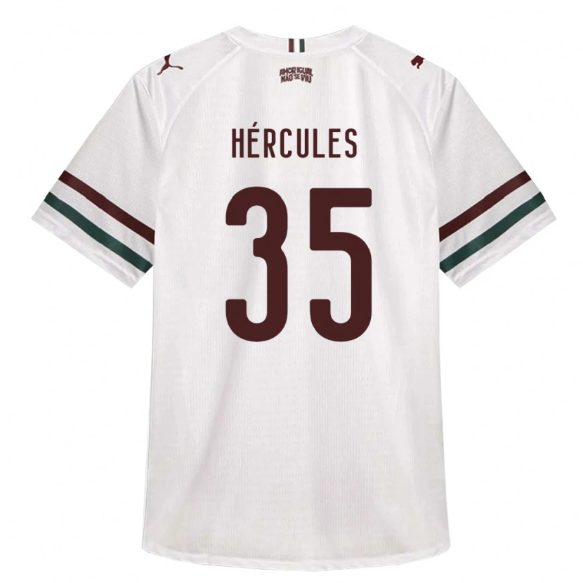 Danxen Barn Hércules Pereira Do Nascimento #35 Hvit Grønn Burgund Bortetrøye Drakt Trøye 2026/27 Skjorter T-Skjorte