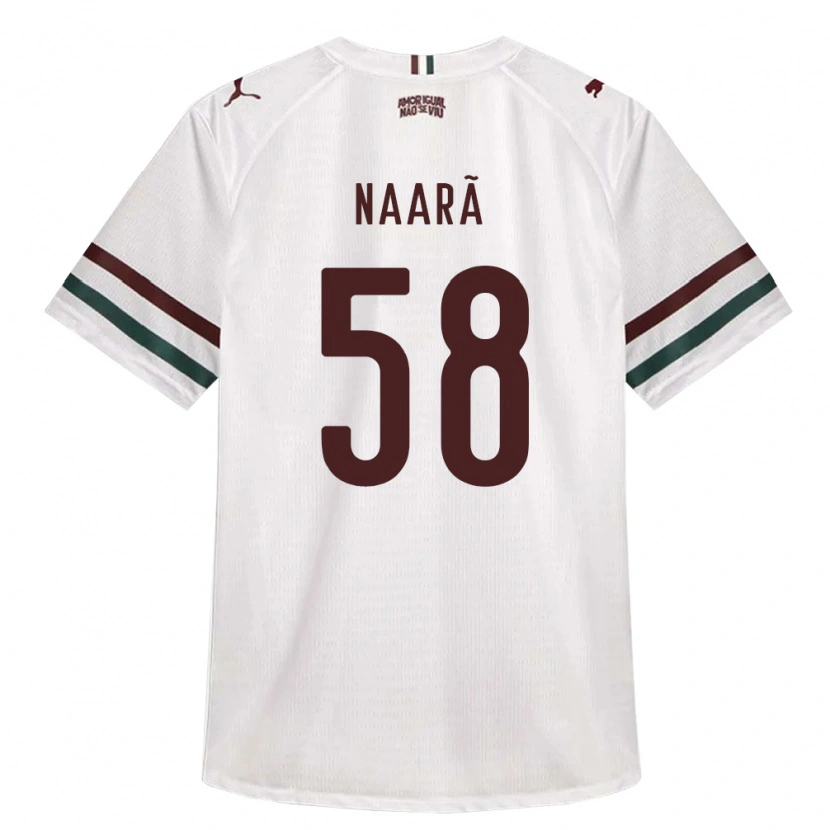 Danxen Barn Naarã Lucas Teixeira Ferreira Dos Santos #58 Hvit Grønn Burgund Bortetrøye Drakt Trøye 2026/27 Skjorter T-Skjorte
