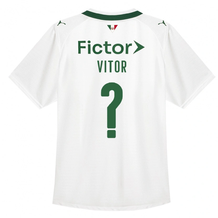 Danxen Barn Erick Vitor #0 Grønn Hvit Bortetrøye Drakt Trøye 2026/27 Skjorter T-Skjorte