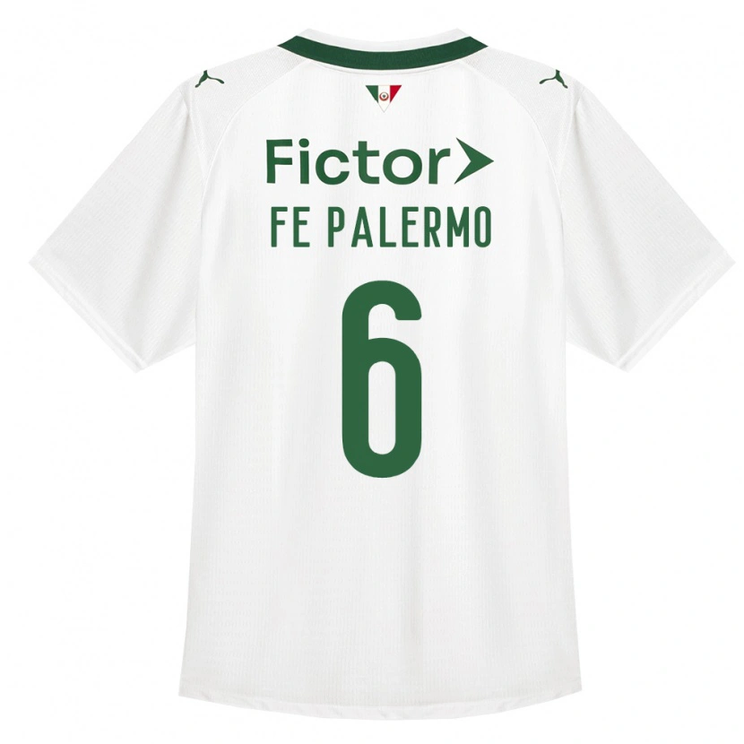 Danxen Barn Fe Palermo #6 Grønn Hvit Bortetrøye Drakt Trøye 2026/27 Skjorter T-Skjorte