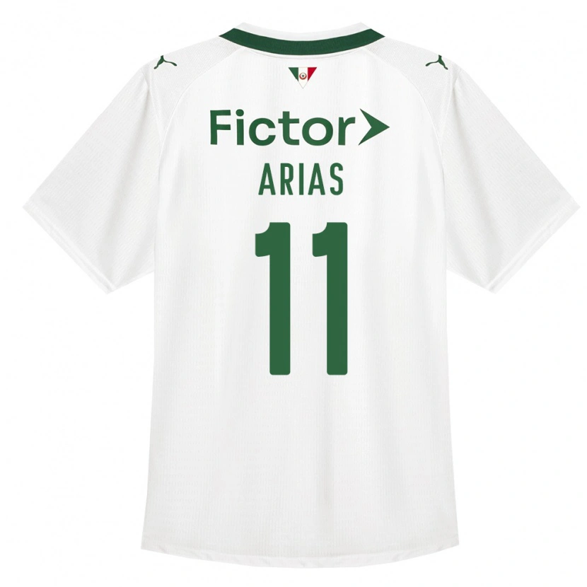 Danxen Barn Jhon Arias #11 Grønn Hvit Bortetrøye Drakt Trøye 2026/27 Skjorter T-Skjorte
