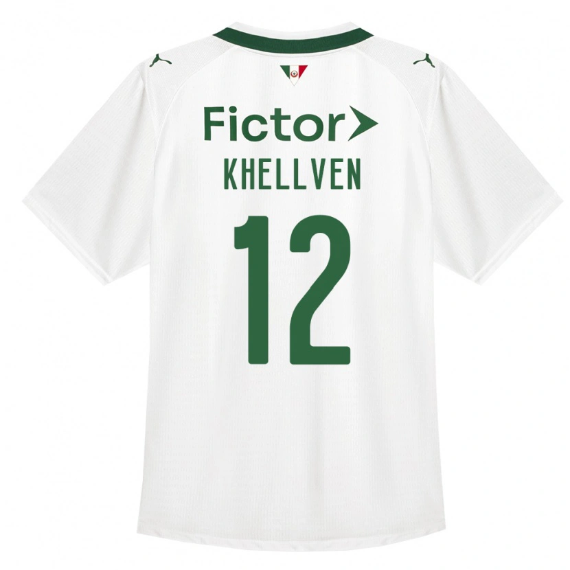Danxen Barn Khellven Douglas Silva Oliveira #12 Grønn Hvit Bortetrøye Drakt Trøye 2026/27 Skjorter T-Skjorte
