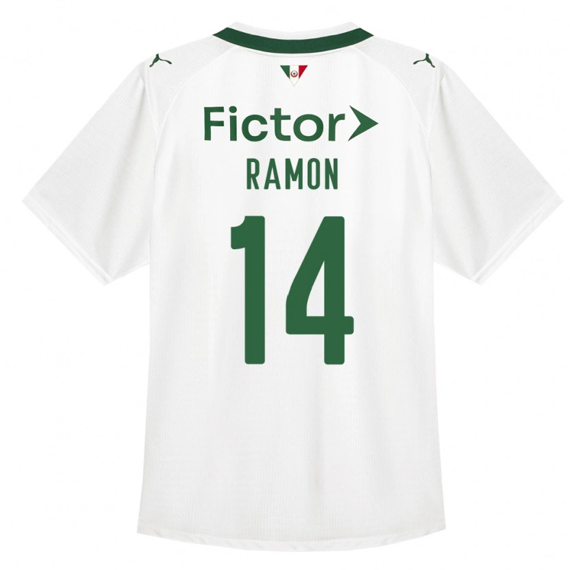 Danxen Barn Luccas Ramon #14 Grønn Hvit Bortetrøye Drakt Trøye 2026/27 Skjorter T-Skjorte