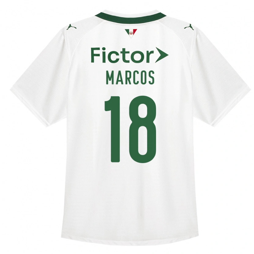 Danxen Barn Antônio Marcos #18 Grønn Hvit Bortetrøye Drakt Trøye 2026/27 Skjorter T-Skjorte