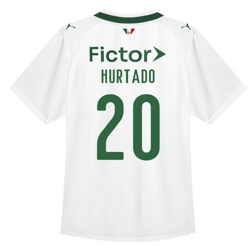 Danxen Barn Flavio Hurtado #20 Grønn Hvit Bortetrøye Drakt Trøye 2026/27 Skjorter T-Skjorte