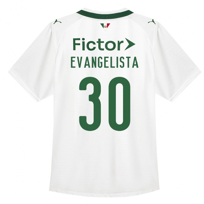 Danxen Barn Lucas Evangelista #30 Grønn Hvit Bortetrøye Drakt Trøye 2026/27 Skjorter T-Skjorte
