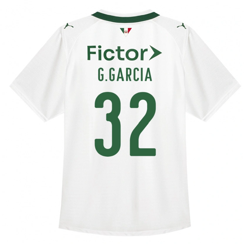 Danxen Barn Gustavo Garcia #32 Grønn Hvit Bortetrøye Drakt Trøye 2026/27 Skjorter T-Skjorte