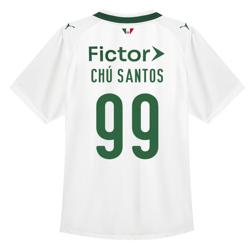 Danxen Barn Chú Santos #99 Grønn Hvit Bortetrøye Drakt Trøye 2026/27 Skjorter T-Skjorte