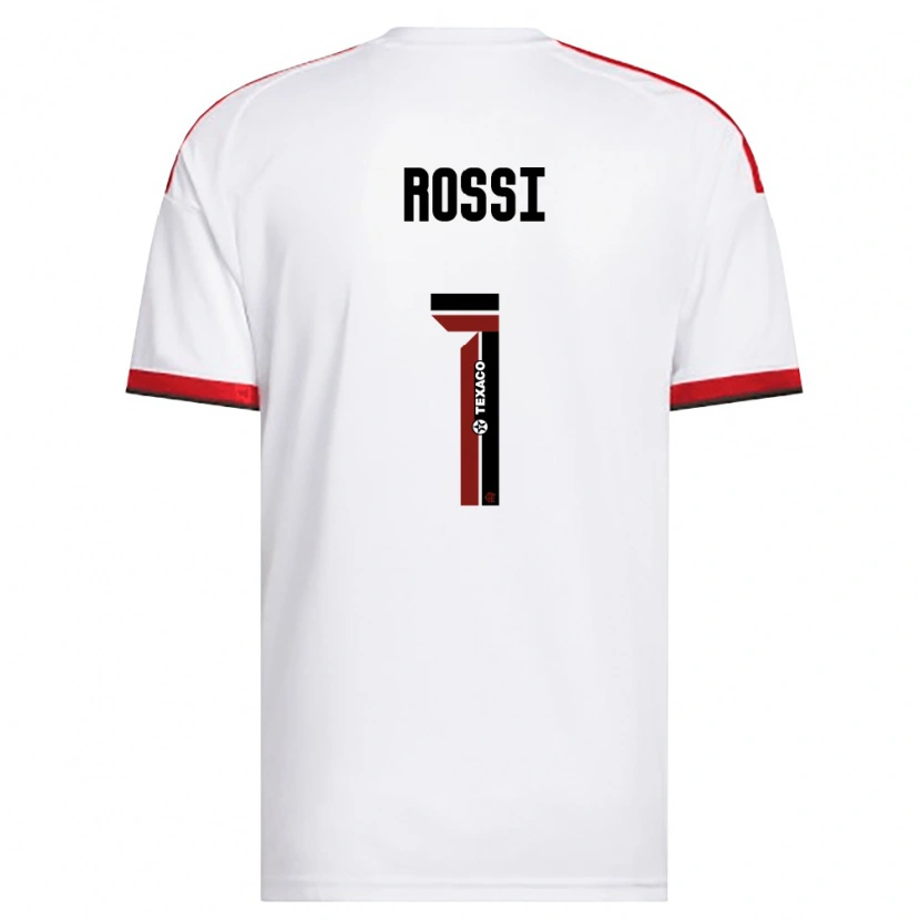 Danxen Barn Agustín Rossi #1 Hvit Rød Svart Bortetrøye Drakt Trøye 2026/27 Skjorter T-Skjorte