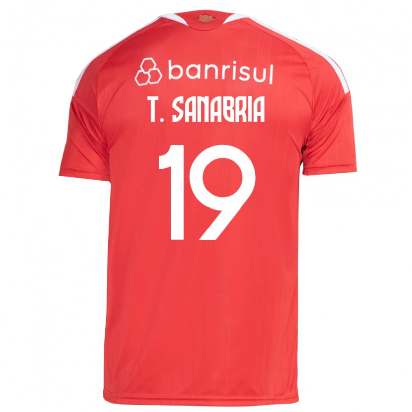 Danxen Barn Antonio Sanabria #19 Rød Hvit Hjemmetrøye Drakt Trøye 2026/27 Skjorter T-Skjorte