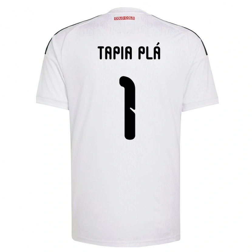 Danxen Mann Santiago Tapia Plá #1 Hvit Svart Hjemmetrøye Drakt Trøye 2026/27 Skjorter T-Skjorte