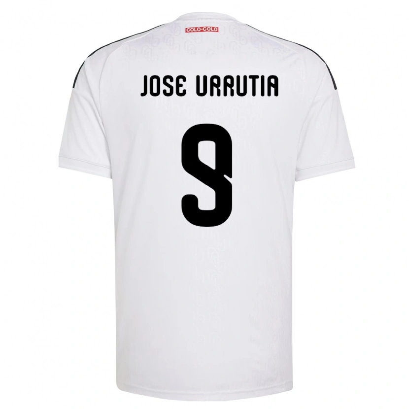 Danxen Mann María José Urrutia #9 Hvit Svart Hjemmetrøye Drakt Trøye 2026/27 Skjorter T-Skjorte