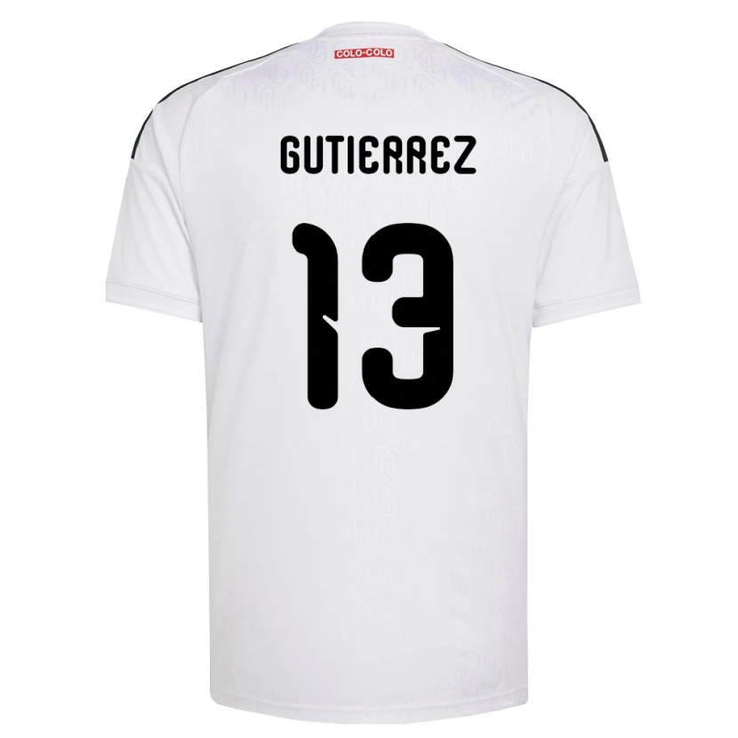 Danxen Mann Bruno Gutiérrez #13 Hvit Svart Hjemmetrøye Drakt Trøye 2026/27 Skjorter T-Skjorte