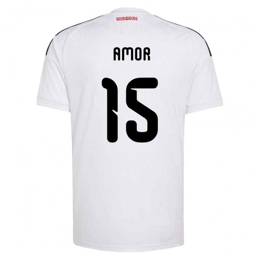 Danxen Mann Emiliano Amor #15 Hvit Svart Hjemmetrøye Drakt Trøye 2026/27 Skjorter T-Skjorte