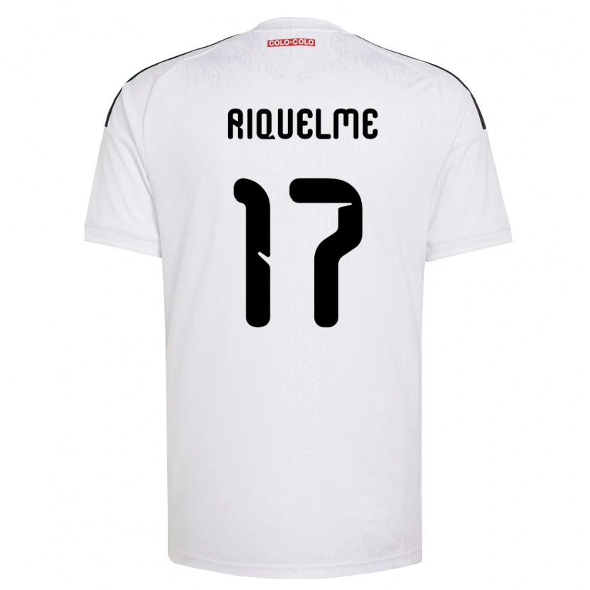 Danxen Mann Cristián Riquelme #17 Hvit Svart Hjemmetrøye Drakt Trøye 2026/27 Skjorter T-Skjorte