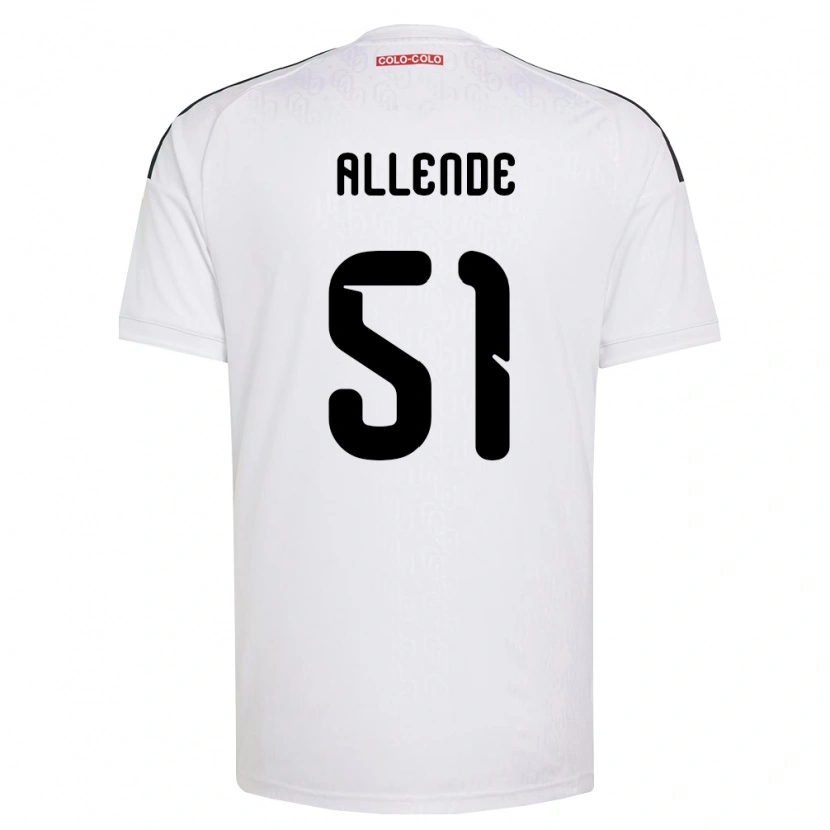 Danxen Mann Pierre Allende #51 Hvit Svart Hjemmetrøye Drakt Trøye 2026/27 Skjorter T-Skjorte