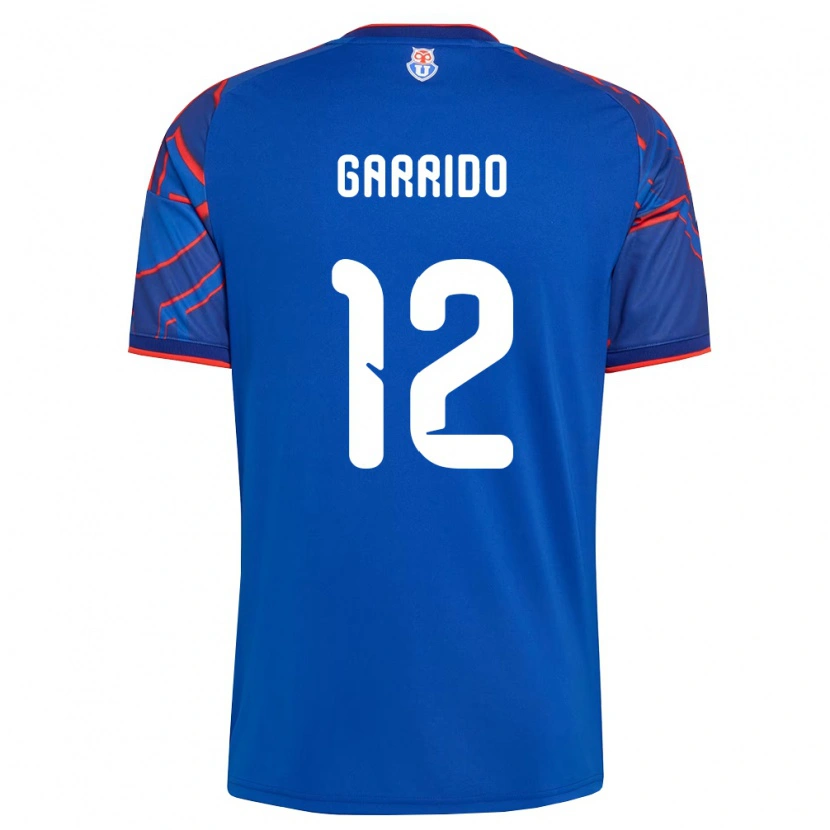Danxen Mann Pedro Garrido #12 Kongelig Blå Rød Hjemmetrøye Drakt Trøye 2026/27 Skjorter T-Skjorte