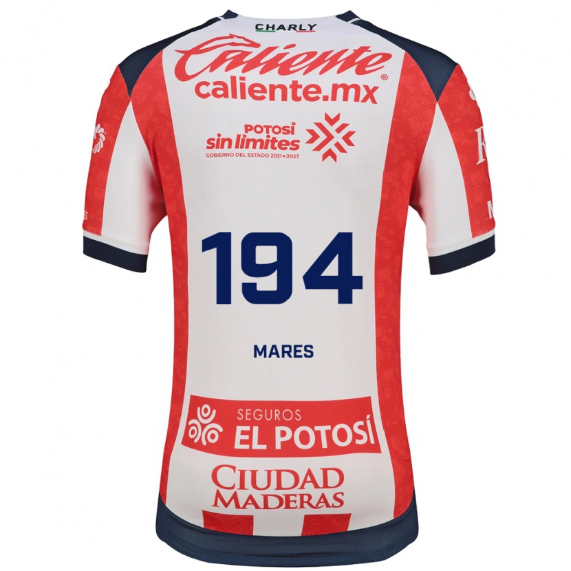 Danxen Mann Cristian Mares #194 Rød Hvit Svart Hjemmetrøye Drakt Trøye 2026/27 Skjorter T-Skjorte