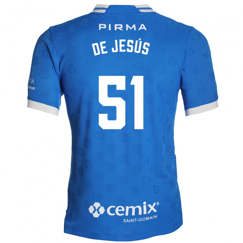 Danxen Mann Luis De Jesús #51 Blå Hvit Rød Hjemmetrøye Drakt Trøye 2026/27 Skjorter T-Skjorte