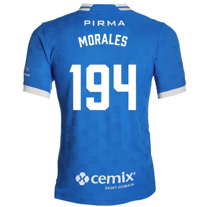 Danxen Mann Amaury Morales #194 Blå Hvit Rød Hjemmetrøye Drakt Trøye 2026/27 Skjorter T-Skjorte
