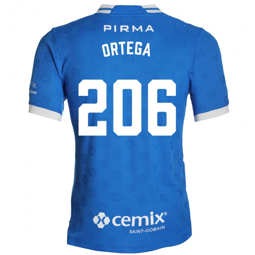 Danxen Mann Joshua Ortega #206 Blå Hvit Rød Hjemmetrøye Drakt Trøye 2026/27 Skjorter T-Skjorte