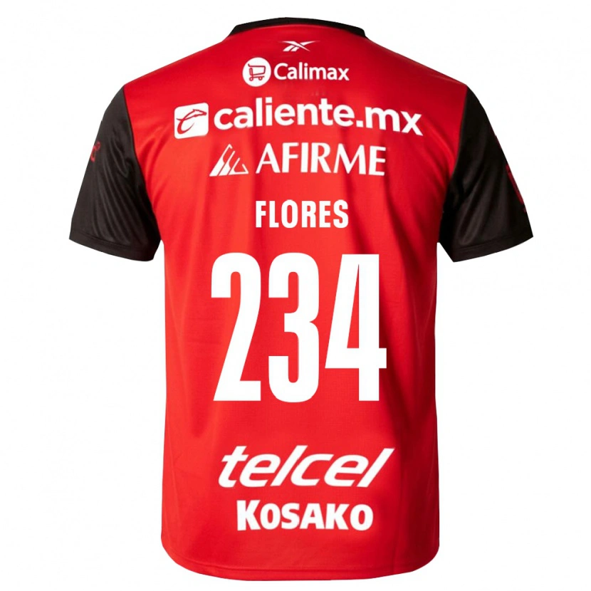 Danxen Mann Arath Flores #234 Svart Rød Hjemmetrøye Drakt Trøye 2026/27 Skjorter T-Skjorte