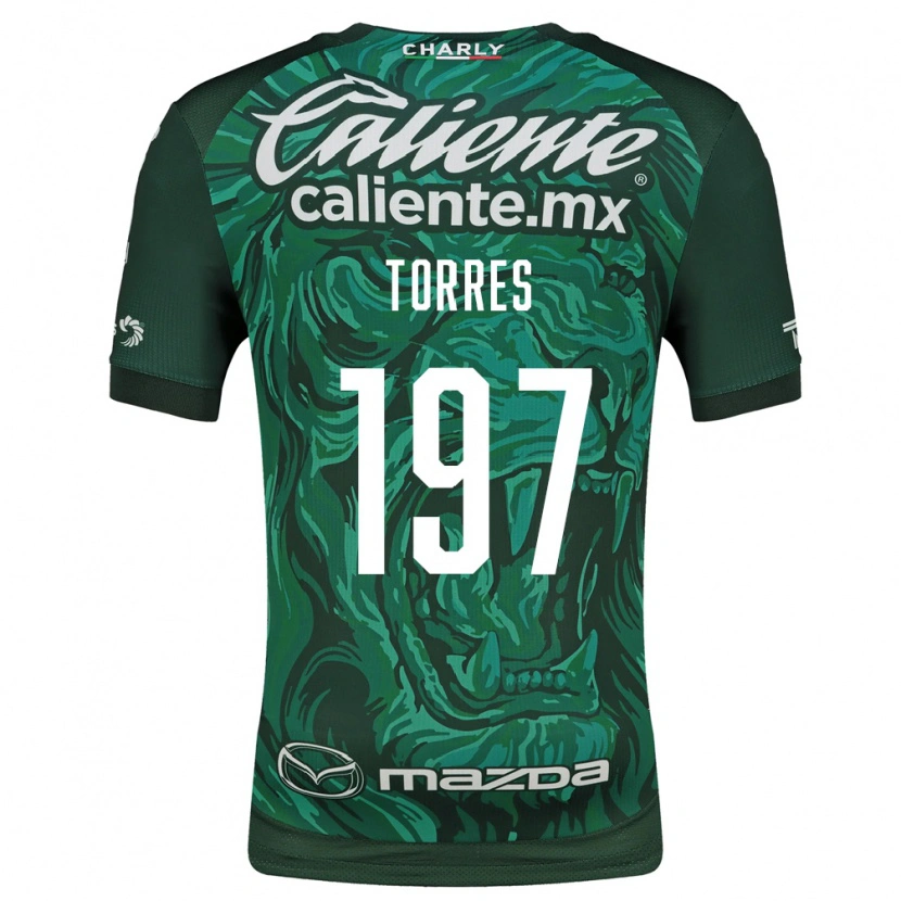 Danxen Mann Erick Torres #197 Grønn Svart Hjemmetrøye Drakt Trøye 2026/27 Skjorter T-Skjorte