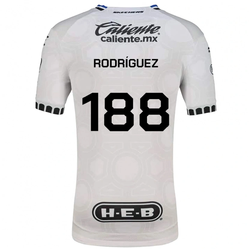 Danxen Mann Darío Rodríguez #188 Hvit Svart Blå Hjemmetrøye Drakt Trøye 2026/27 Skjorter T-Skjorte