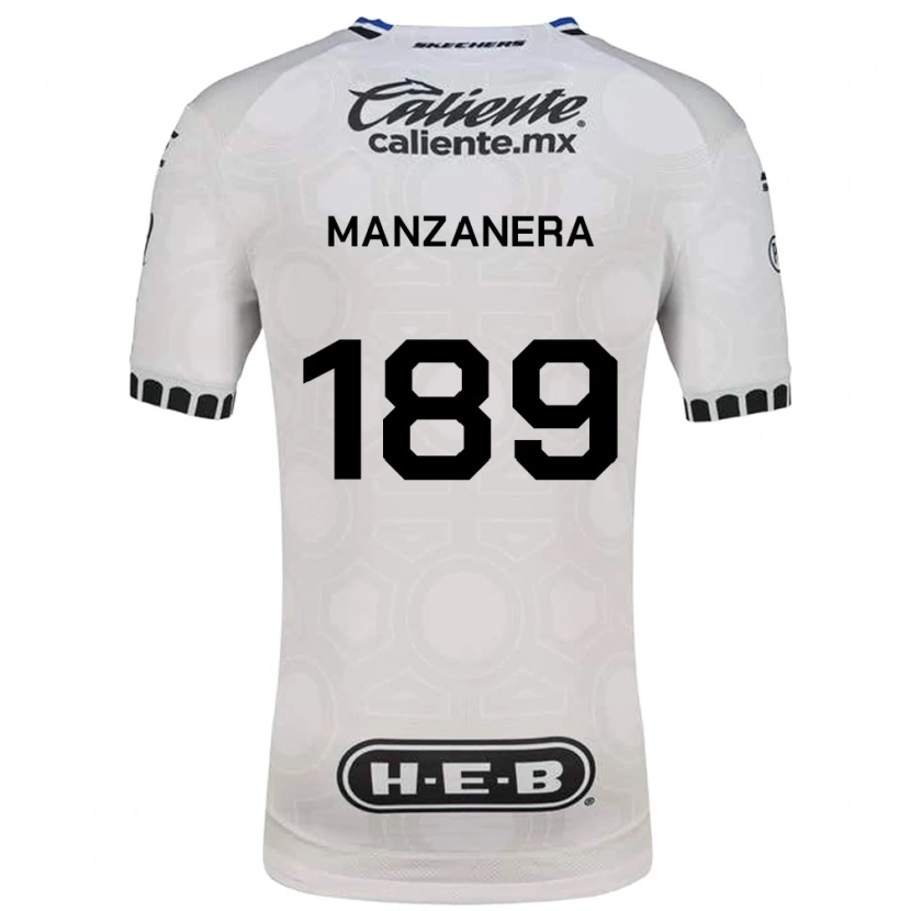 Danxen Mann Luis Manzanera #189 Hvit Svart Blå Hjemmetrøye Drakt Trøye 2026/27 Skjorter T-Skjorte