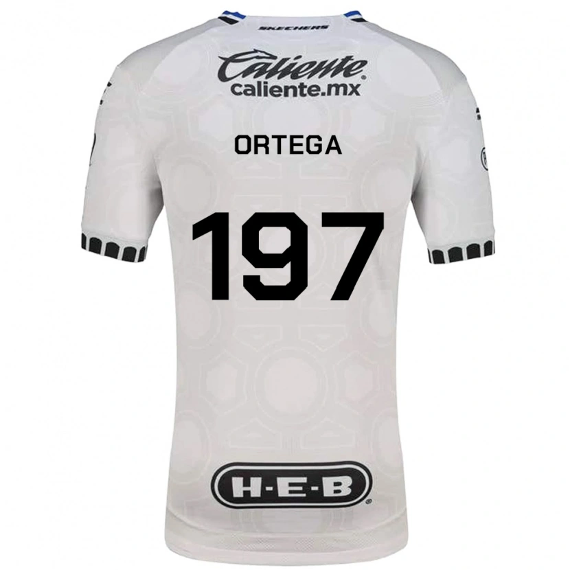 Danxen Mann Javier Ortega #197 Hvit Svart Blå Hjemmetrøye Drakt Trøye 2026/27 Skjorter T-Skjorte