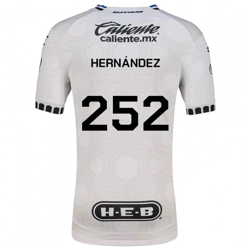 Danxen Mann Emilio Hernández #252 Hvit Svart Blå Hjemmetrøye Drakt Trøye 2026/27 Skjorter T-Skjorte